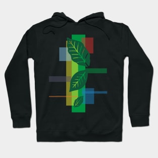 Leaf Design T-Shirt Hoodie